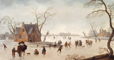 Vinterscene af Antoni Verstralen