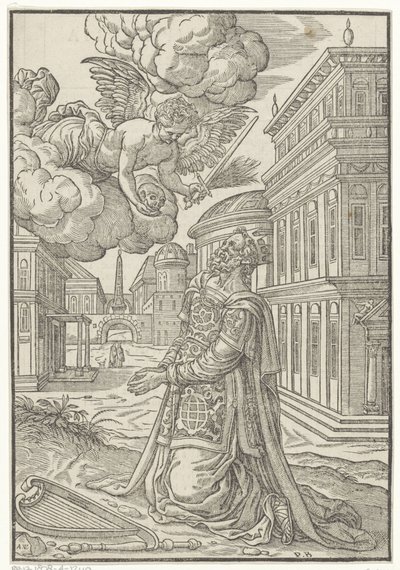 Knælende David af Antoni van Leest