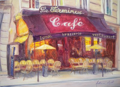 Cafe le Terminus, 2010 af Antonia Myatt