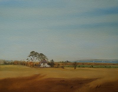 Hus og marker, 2016 af Antonia Myatt