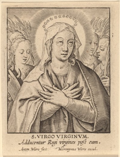 St. Virgin of Virgins af Antonie Wierix
