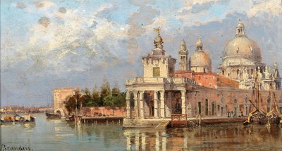 Antonietta Brandeis Dogana og Santa Maria della Salute af Antonietta Brandeis