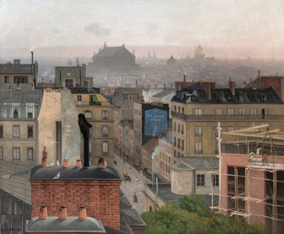 Paris set fra Montmartre, 1887 af Antonin Chittussi