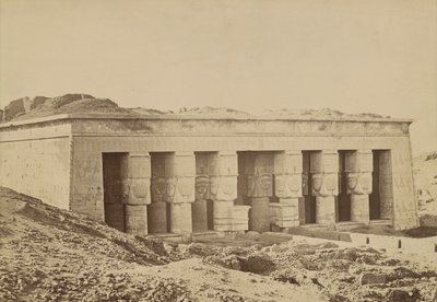 Dendera: Fa?ade af Antonio Beato