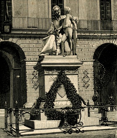 Monument til Francesca Capece (1769-1848), af Antonio Bortone (1844-1938), Maglie, Apulien, Italien af Antonio Bortone