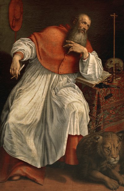 Sankt Jerome af Antonio Campi