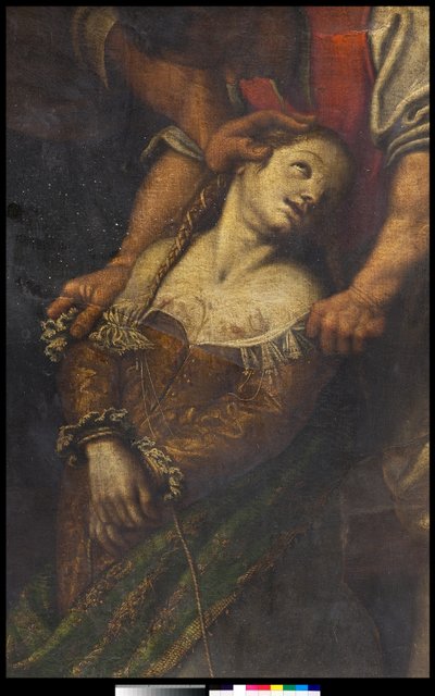Sankt Katarinas martyrium af Antonio Campi