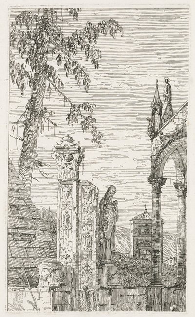 Visninger: Fragmenter af skulptur af Antonio Canaletto