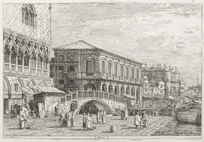 Visninger: Fængslet, Venedig, 1735-1746. af Giovanni Antonio Canal