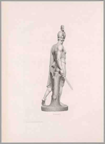 Ettore, sidebillede, fra Oeuvre de Canova af Antonio Canova