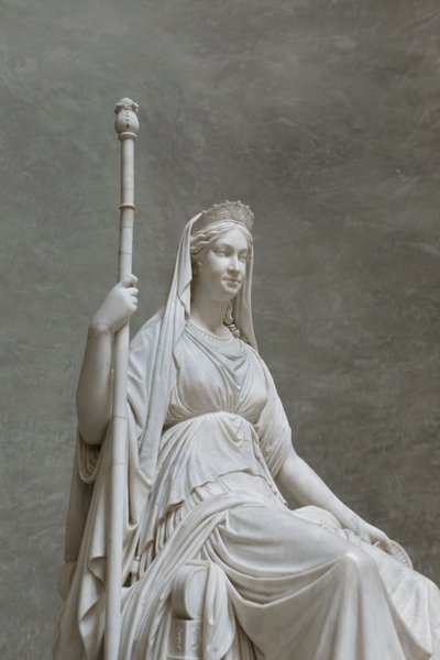 Marie Louise af Habsburg personificerer Concord af Antonio Canova
