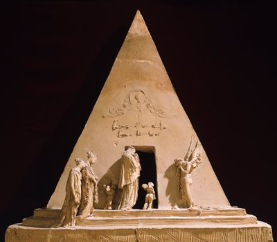 Monument til Titian af Antonio Canova (1757-1822), terracottamodel af Antonio Canova
