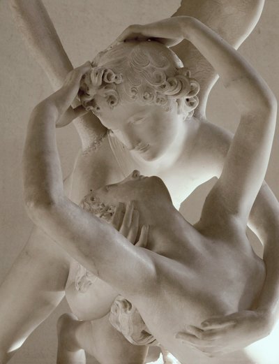 Psyke vækkes til live af Amors kys ... af Antonio Canova