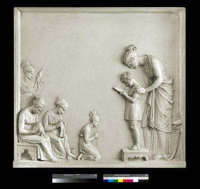 Undervisning, 1795 (gips) af Antonio Canova