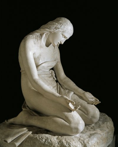 Den angrende Magdalene, af Antonio Canova (1757-1822) af Antonio Canova