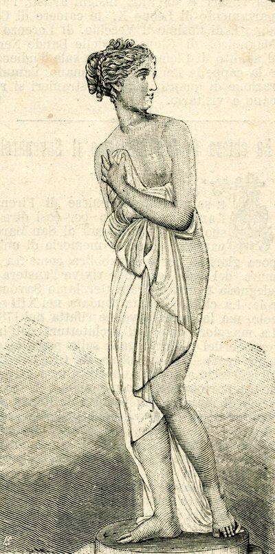 Venus Italica, af Antonio Canova (1757-1822), Galleria Palatina, Firenze, Toscana, Italien af Antonio Canova