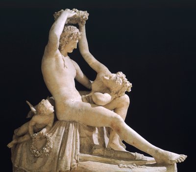 Venus kroning Kærlighed af Antonio Canova (1757-1822), gipsmodel af Antonio Canova
