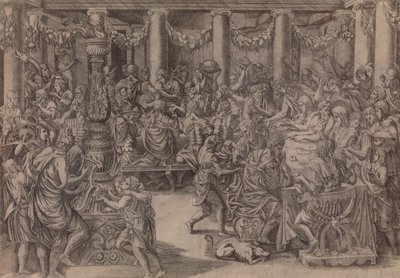 Scipio banket, 1543. af Antonio Fantuzzi
