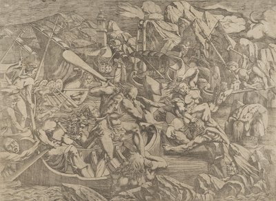 Nauplius hævn, 1540-45. af Antonio Fantuzzi