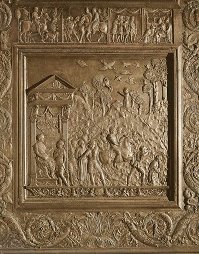 St. Pauls martyrium, detalje fra basilikaens centrale dør, dekoreret 1439-45 (bronze) (se også 247330-247337) af Antonio Filarete