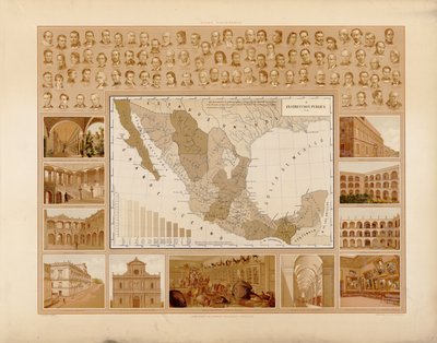 Atlas painterly er en historie fra De Forenede Mexicanske Stater. af Antonio García Cubas