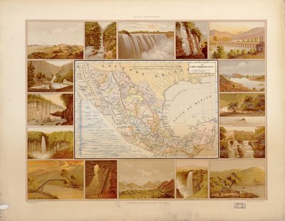 Malerisk og historisk atlas over De Forenede Mexicanske Stater. LOC 2008621671-10 af Antonio García Cubas
