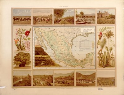 Malerisk og historisk atlas over De Forenede Mexicanske Stater. LOC 2008621671-11 af Antonio García Cubas
