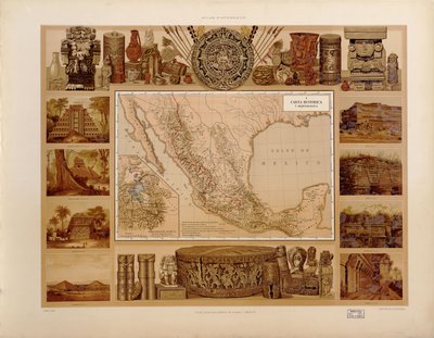 Malerisk og historisk atlas over De Forenede Mexicanske Stater. LOC 2008621671-13 af Antonio García Cubas