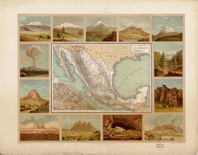 Malerisk og historisk atlas over De Forenede Mexicanske Stater. LOC 2008621671-9 af Antonio García Cubas