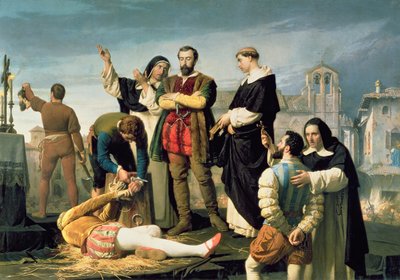 Comuneros: Juan de Padilla (1490-1521) Juan Bravo og Francisco Maldonado ved skafottet af Antonio Gisbert