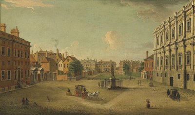 Fire udsigter over London: The Privy Garden, Whitehall af Antonio Joli