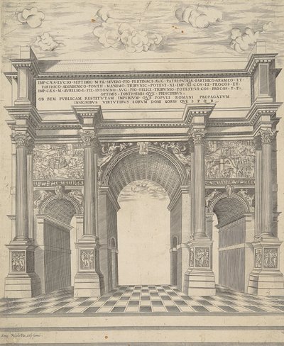 Spejl af romersk storhed af Antonio Lafreri