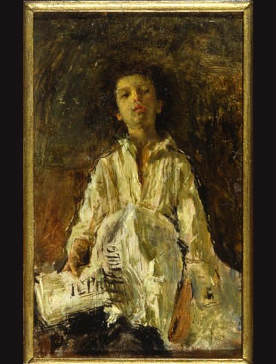 Avis dreng af Antonio Mancini