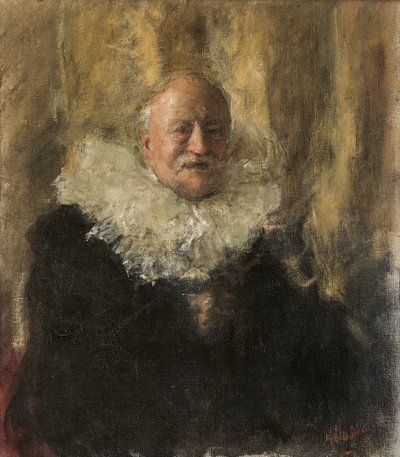 Selvportræt. af Antonio Mancini