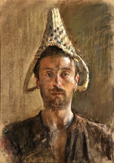 Selvportræt, 1880. af Antonio Mancini