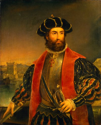 Vasco da Gama (ca. 1460-1524) af Antonio Manuel da Fonseca