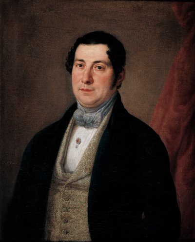 Portræt af en herre af Antonio María Esquivel