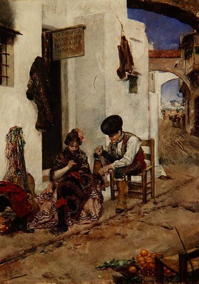 Reparation af Picadors jakke af Antonio Maria Fabres y Costa