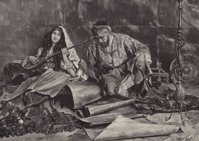Sultanens yndlingssang (gravering) af Antonio Maria Fabres y Costa