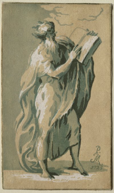 En gammel mand står af Antonio Maria I Zanetti