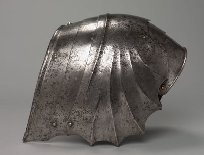 Gotisk vifteformet paulron, ca. 1485-1500 af Antonio Missaglia