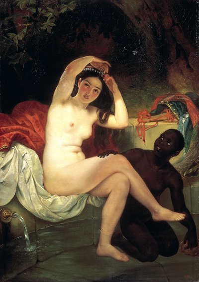 Badende Bathsheba, 1832. af Antonio Molinari