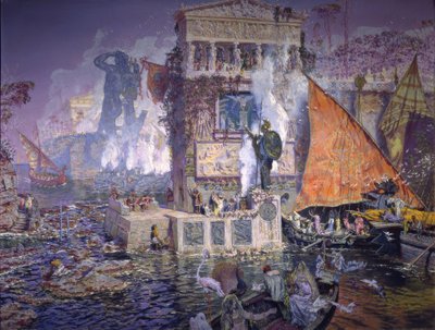 Kolossen på Rhodos af Antonio Munoz Degrain