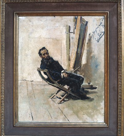 Portræt af Emilio Sala af Antonio Munoz Degrain