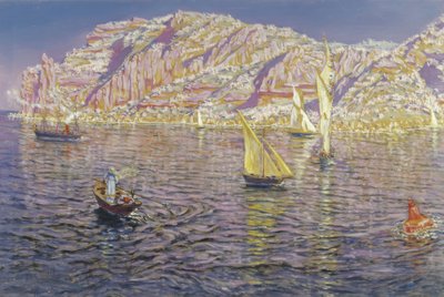 Havbillede. Udsigt over Palma de Mallorca-bugten af Antonio Munoz Degrain