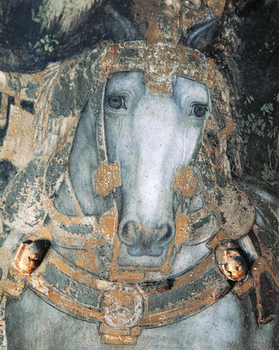 Hest i sele, detalje fra St. George and the Princess af Antonio Pisanello