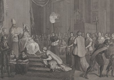 Kroningen af pave Pius VI, 1801. af Antonio Poggioli