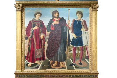 St Vincent, St James og St Eustace af Antonio Pollaiolo