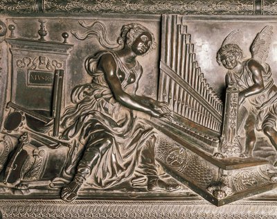 Musik, detaljer fra graven af Sixtus IV af Antonio Pollaiuolo