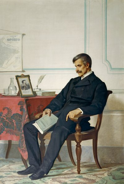 Kong Charles Albert i Porto (Torino af Antonio Puccinelli